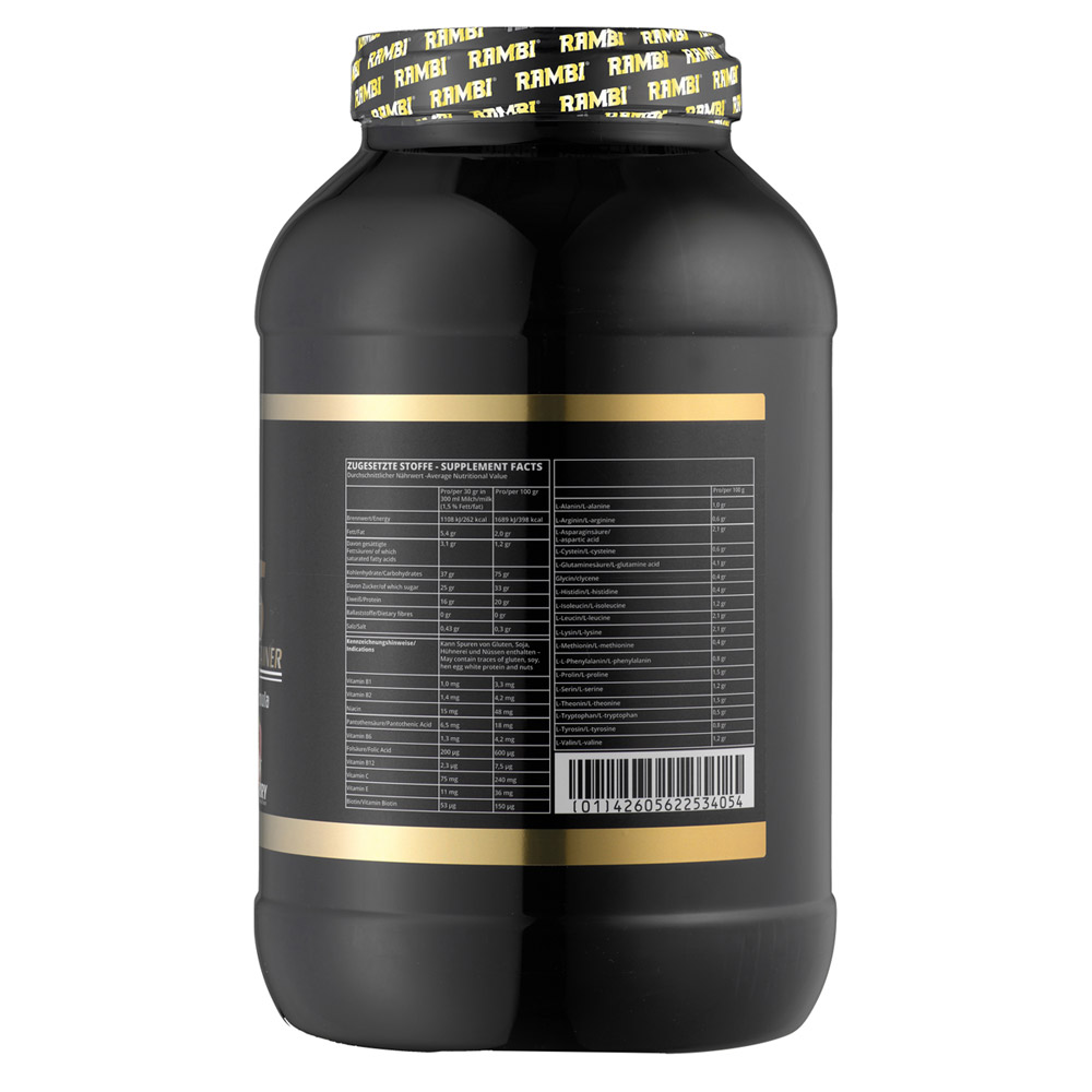 Mass Gainer Strawberry Inhaltsstoffe